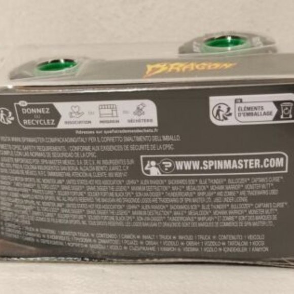 Monster Jam Dragon Truck Green 1/64 Kids Toy Car Series 32 Spin Master 2023 NEW - Picture 6 of 7